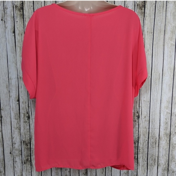 Francesca's Collections Coral Dolman Top -… - Picture 2 of 6